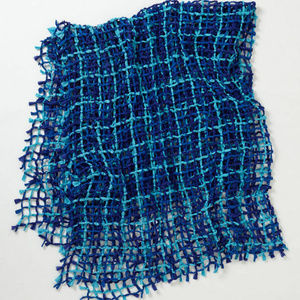 Anthropologie Netted Throw Blanket Blue Navy Home Decor By Paola Navone